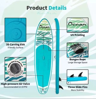 Kit completo tabla padelsurf (nuevo a estrenar)