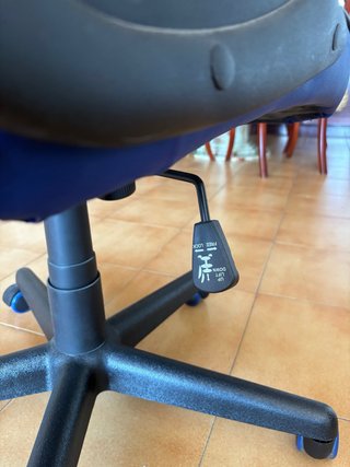 Silla Gamer RACING Negra y Azul