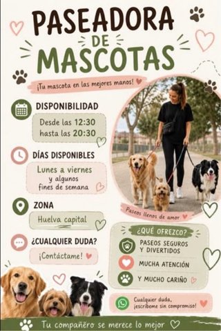 Paseadora de perros