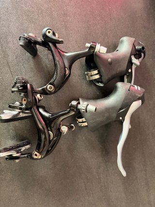 Manetas Shimano Sora y pinzas de freno