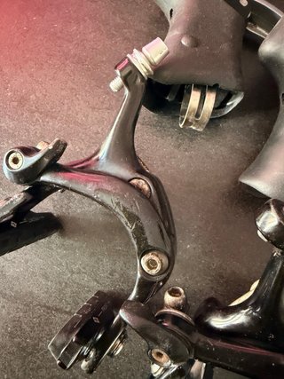 Manetas Shimano Sora y pinzas de freno