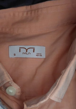 Camisa Milano Hombre Talla M Naranja