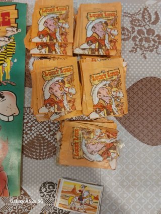 Lote Cromos Lucky Luke Libro de Cromos