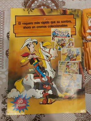 Lote Cromos Lucky Luke Libro de Cromos