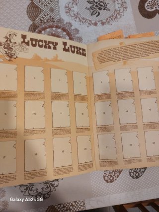 Lote Cromos Lucky Luke Libro de Cromos