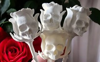 Rosas Calavera Halloween