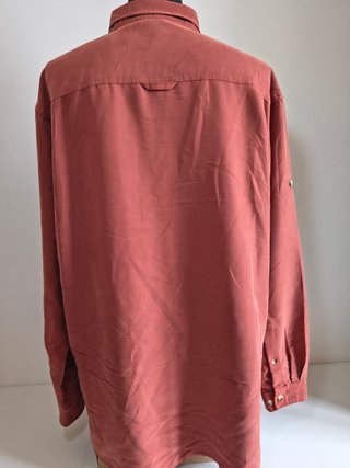 The North Face modal shirt brick red