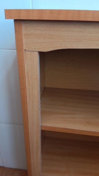 Estantería y carro de cocina madera/metal