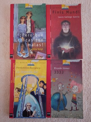 LOTE (V) 20 LIBROS EL BARCO DE VAPOR (rojos)
