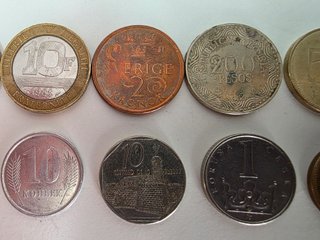 LOTE - 14 MONEDAS - PAÍSES