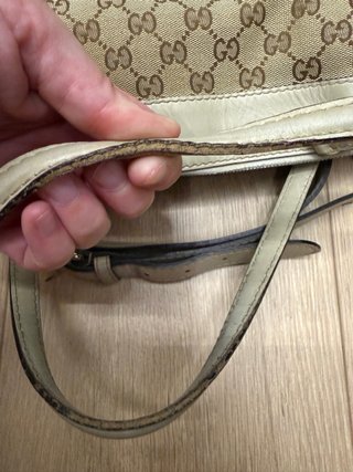 Bolso Gucci Mayfair Satchel Beige Multicolor