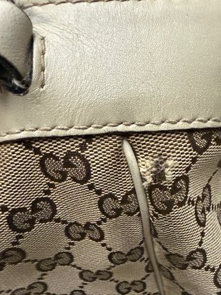 Bolso Gucci Mayfair Satchel Beige Multicolor