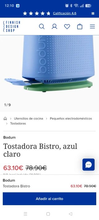Tostadora Bodum Roja