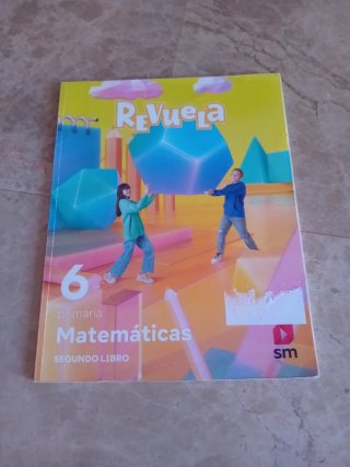 3 libros Revuela matemáticas 6to de primaria.