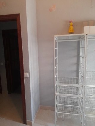 Mueble organizador metálico blanco