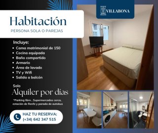 Alquiler de habitacion por dias