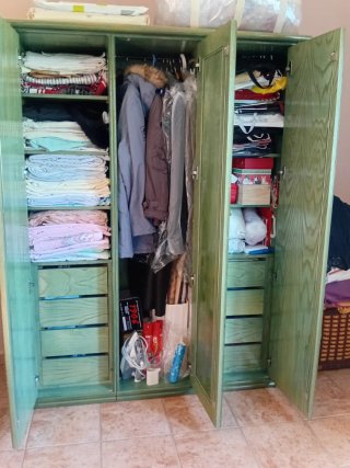 Dormitorio matrimonio bambú completo