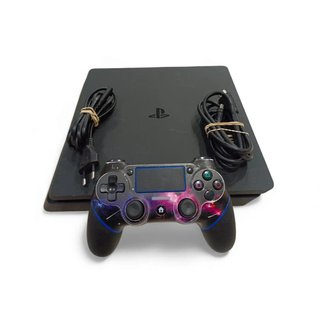 CONSOLA SONY PS4 SLIM 500GB + MANDO GENERICO + CABLES