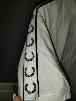 Camiseta Fred Perry Blanca Hombre