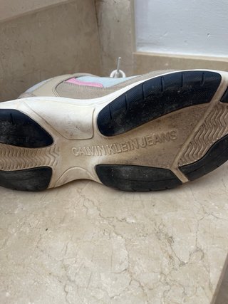 Zapatillas Calvin Klein Beige/Rosa Talla 42