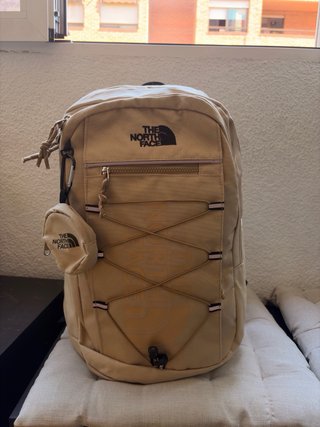 Mochila The North Face Beige y Amarilla