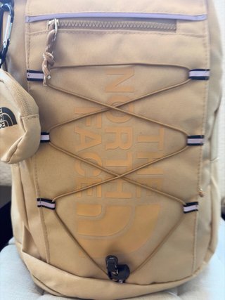 Mochila The North Face Beige y Amarilla