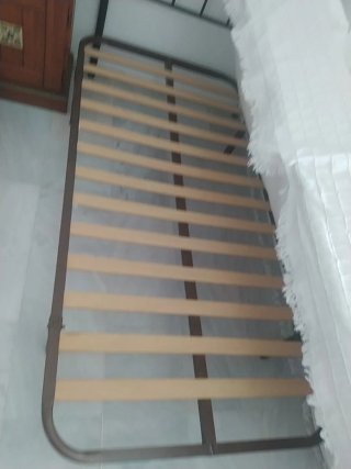 2 Somieres Lamas Madera Cama 90x180 cm
