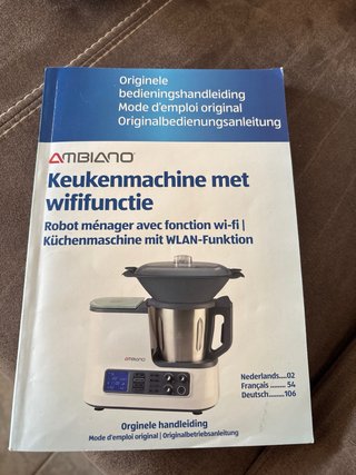 Robot de Cocina Ambiano Multifunción