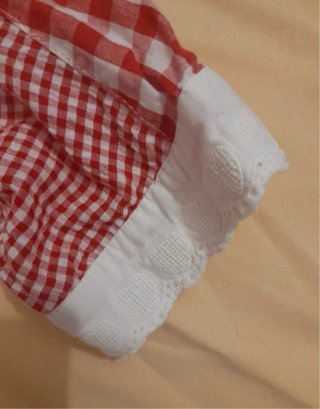 Camisa combinada cuadros y flores