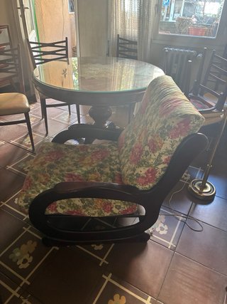 Conjunto sillones madera