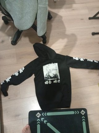 Sudadera Negra Bakugo MHA
