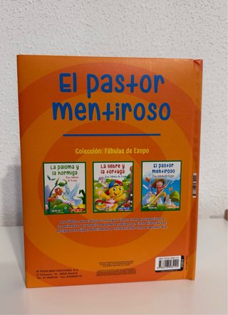 Libro El pastor mentiroso interactivo.