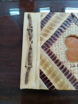 Cuaderno artesanal fibra vegetal
