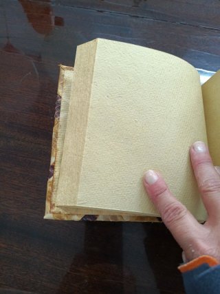 Cuaderno artesanal fibra vegetal