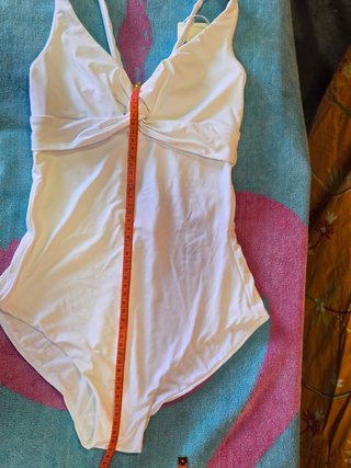 Costume intero bianco taglia S
