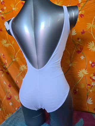 Costume intero bianco taglia S