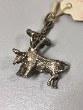 Juego colgantes plata antiguo