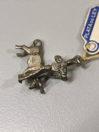 Juego colgantes plata antiguo