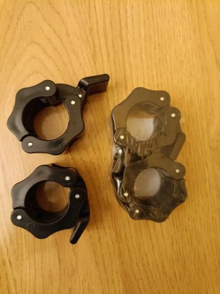 Cierres para barra de pesas de 30 mm.