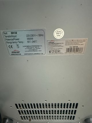 Wok Eléctrico 3500W Lacor