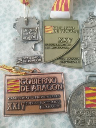 Lote Medallas Deportivas  Aragón