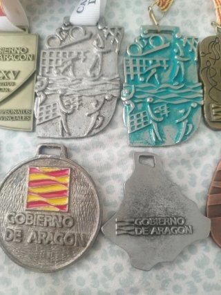Lote Medallas Deportivas  Aragón