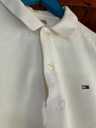 Polo Tommy Hilfiger Talla S Blanco