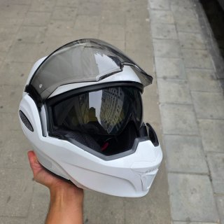 Casco Moto Scorpion Blanco