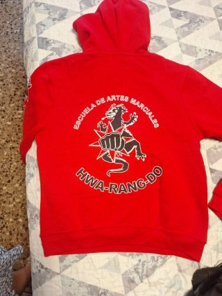Sudadera Taekwondo Roja