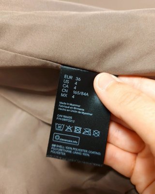 Chaqueta polipiel talla 36