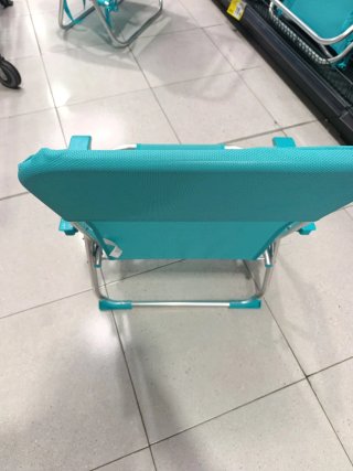 Silla de playa verde multi-posición