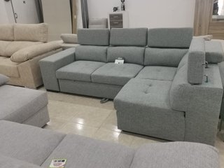 Sofá Cama Chaise Longue Gris