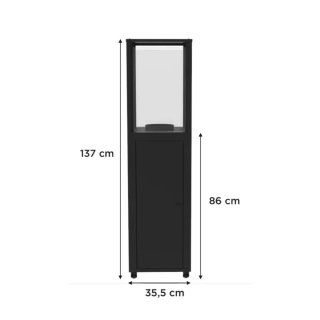 Estufa de pellet exterior 137cm Kekai CAPRI