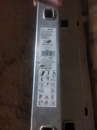 Escalera Aluminio Universal 3 Tramos Alemana